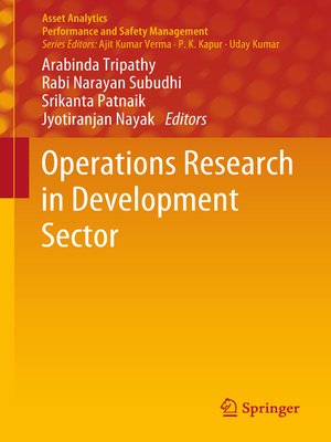 cover image of Operations Research in Development Sector